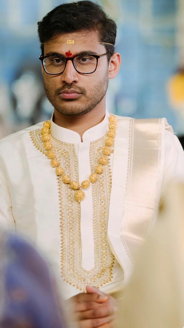 Ivory Shiva Nandi Kurta